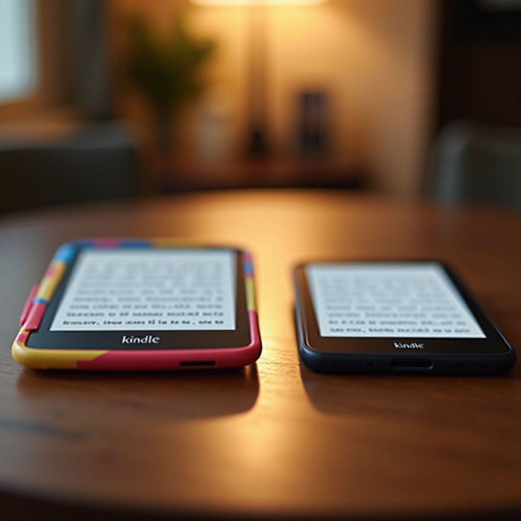 ความแตกต่างระหว่าง kindle paperwhite kids และแบบปกติ