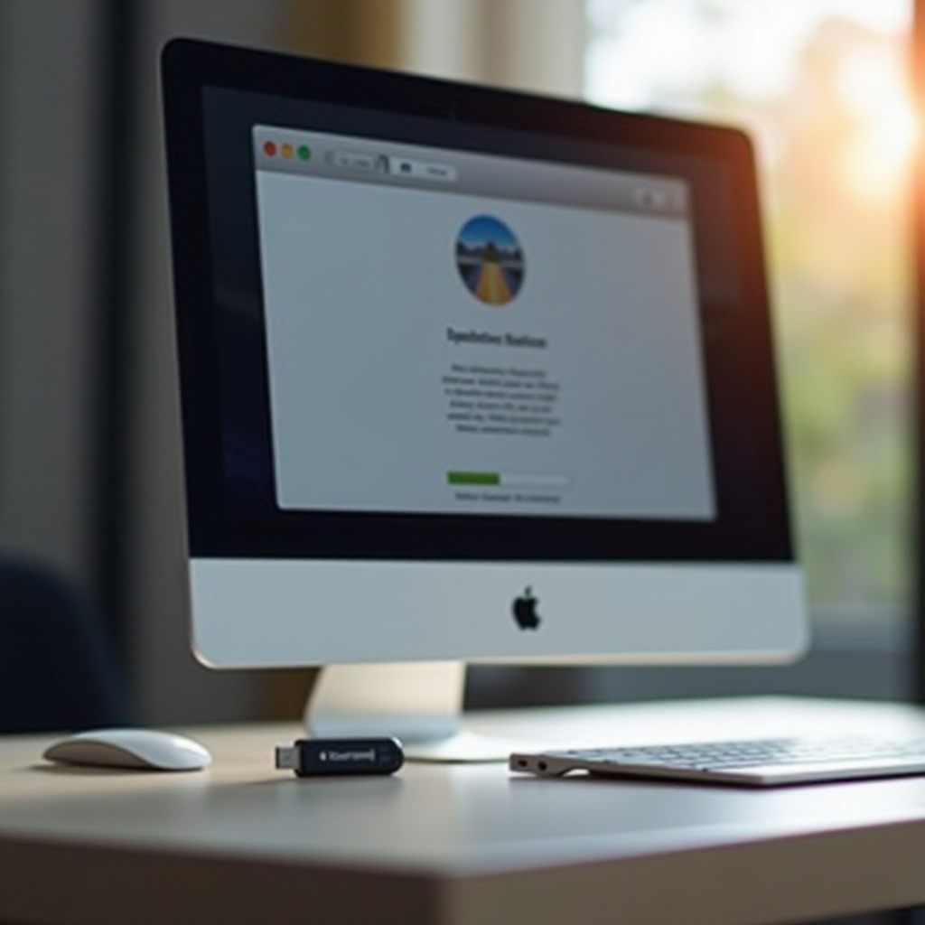 Mac OS'u USB'den yükle