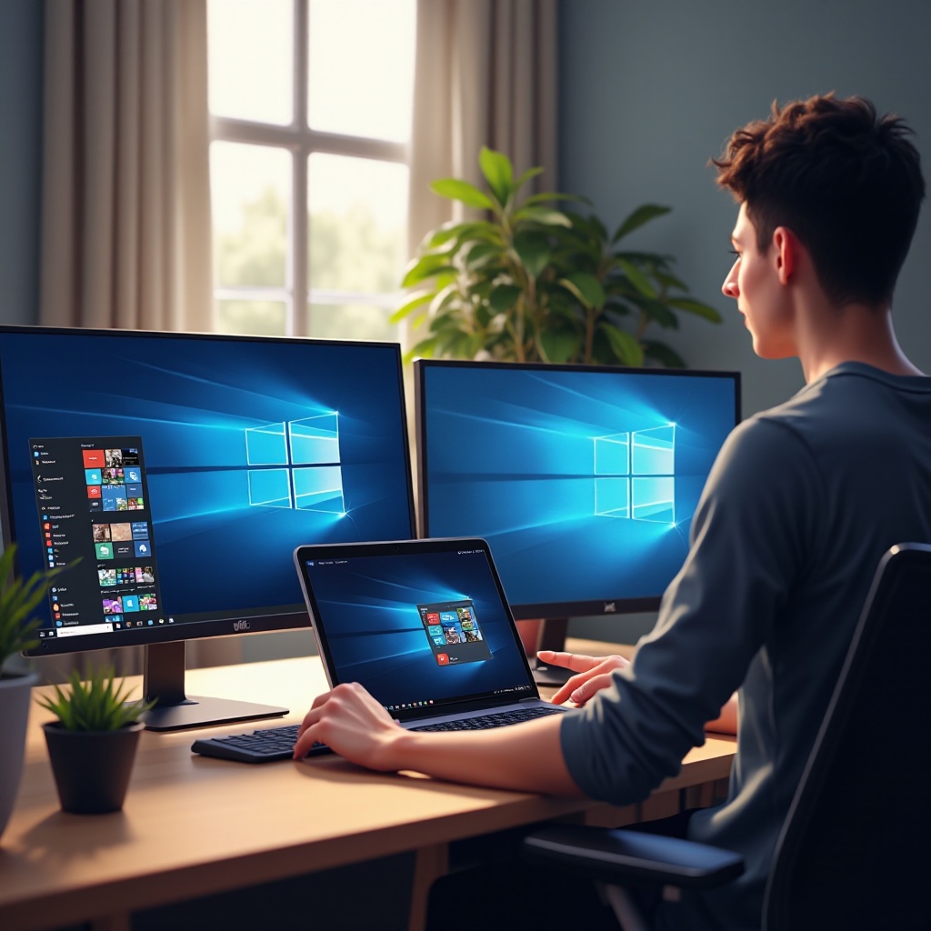 Windows 11でウィンドウを別のモニターに移動する