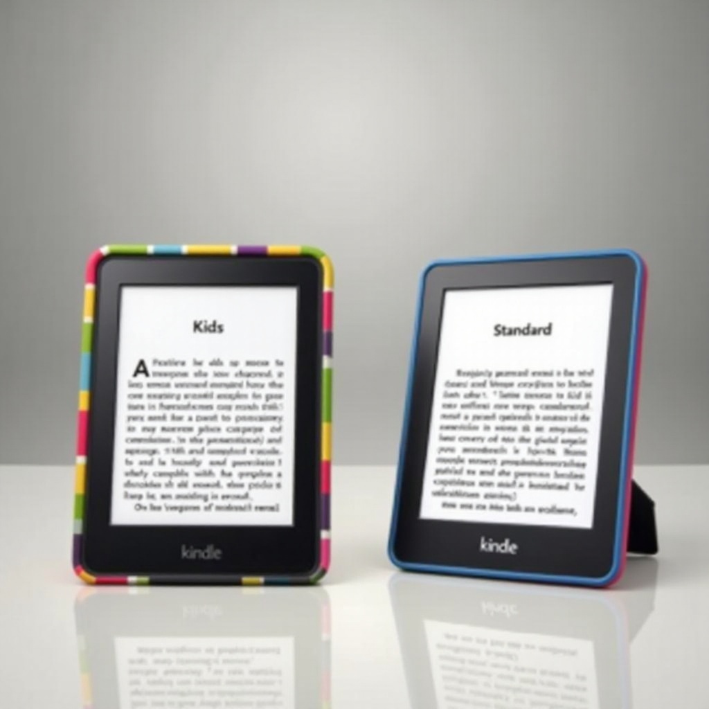 kindle paperwhite kids ile normal arasındaki fark