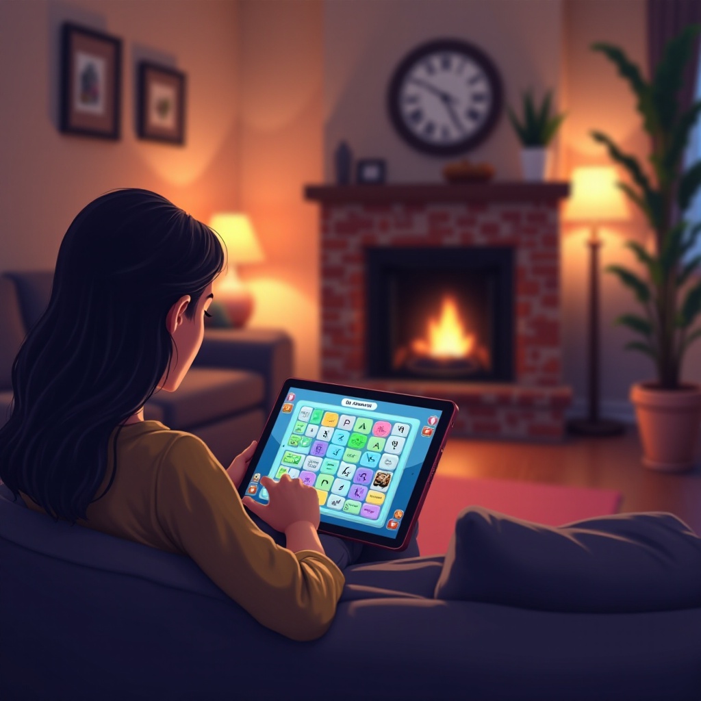 ワードゲームなどのための安価なタブレット