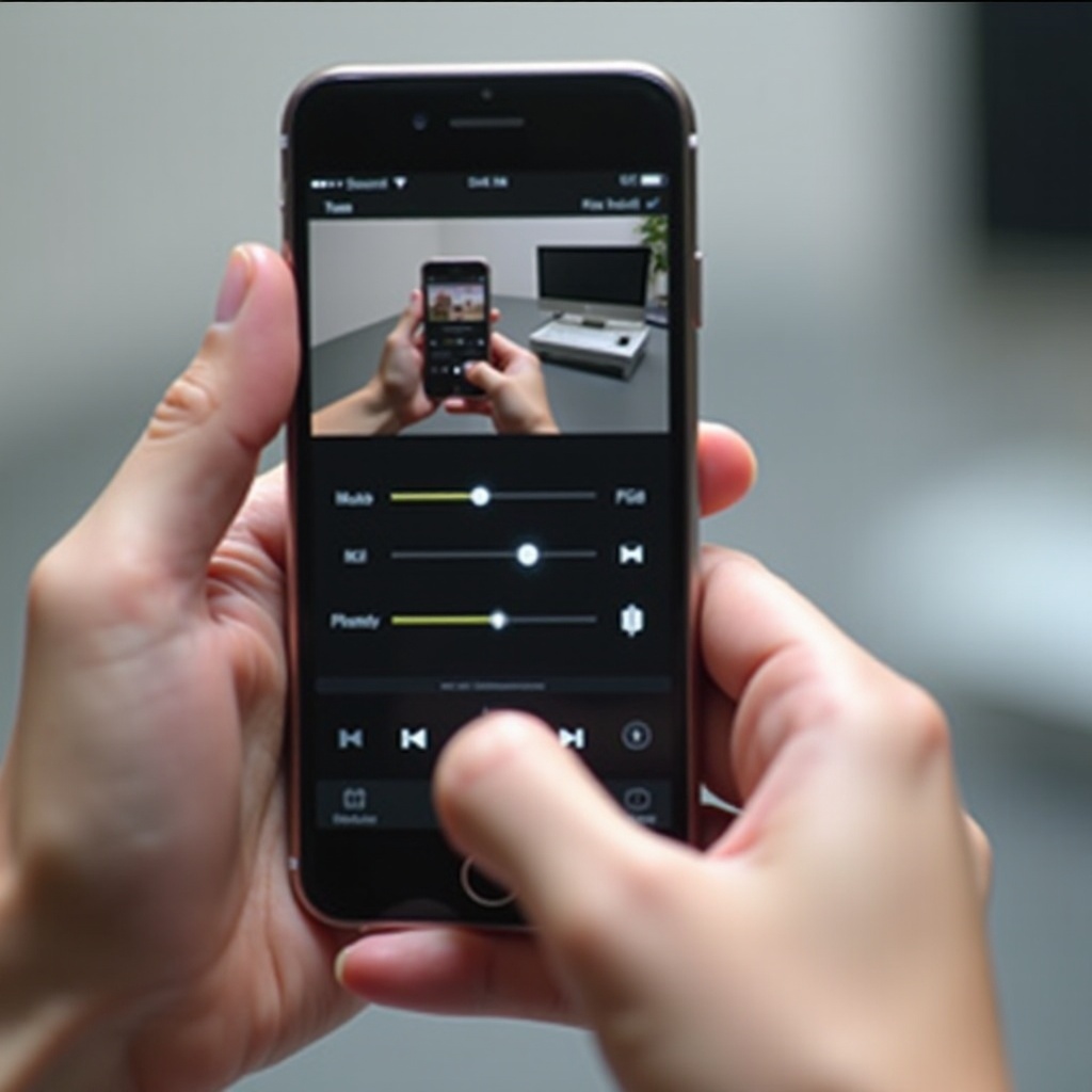 아이폰에서 비디오의 소리를 제거하는 방법