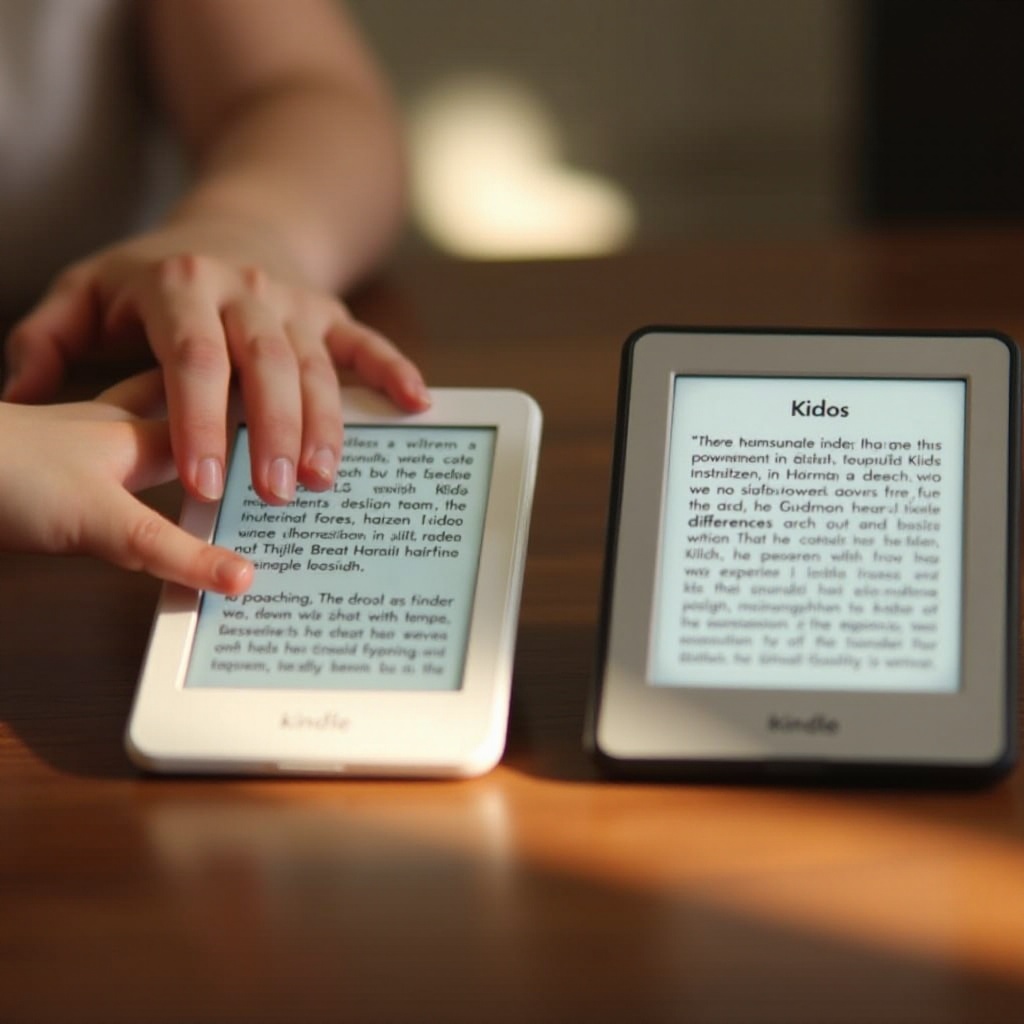 perbedaan antara kindle paperwhite kids dan regular